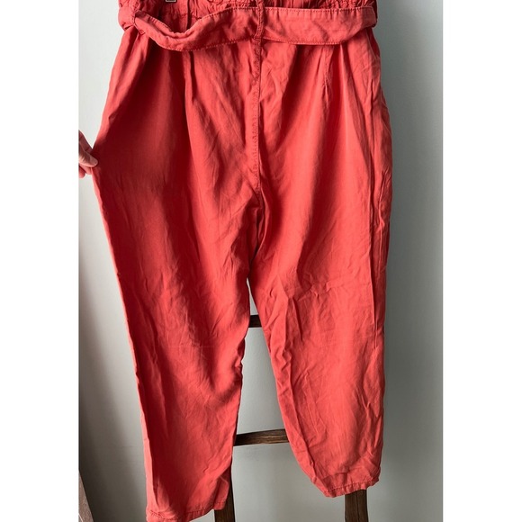 Social Standard By Sanctuary Paper Bag Waist Pants High Rise Coral Size XXL - Picture 3 of 6